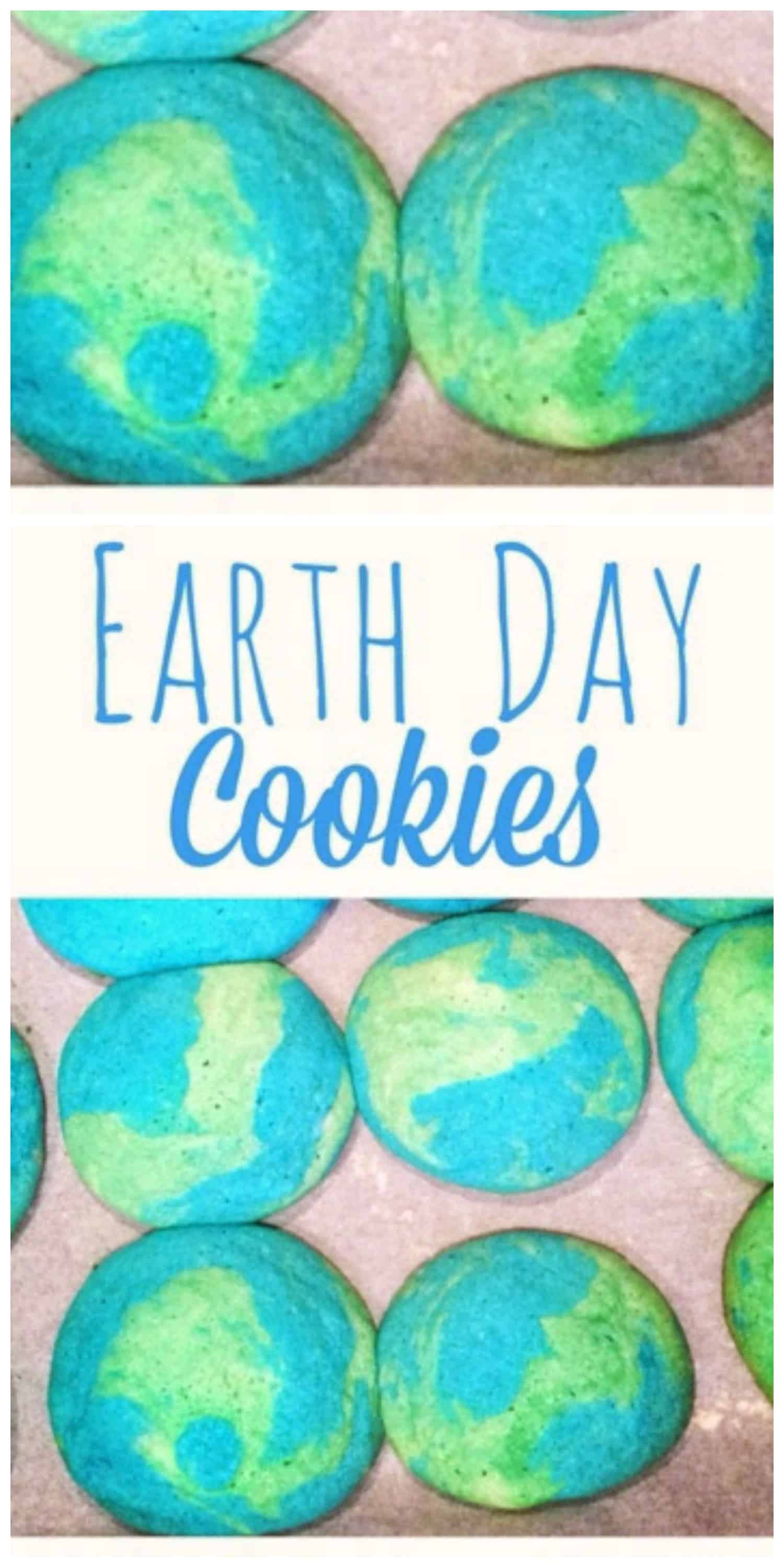 These homemade Earth Day cookies are SO easy to make! Check out just how simple they are!
