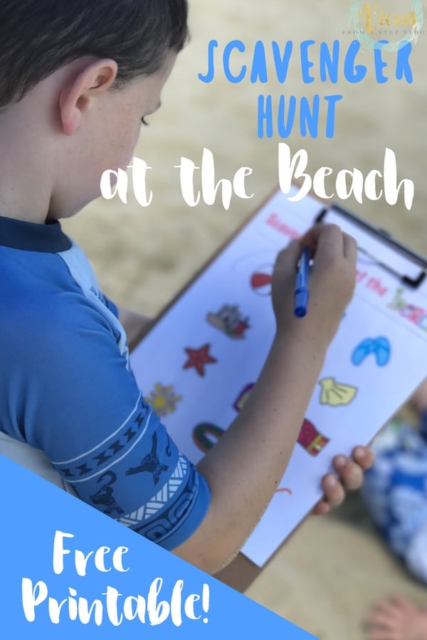 This beach scavenger hunt is perfect for all ages. Pictures only make it great for little ones who don't yet know how to read. 