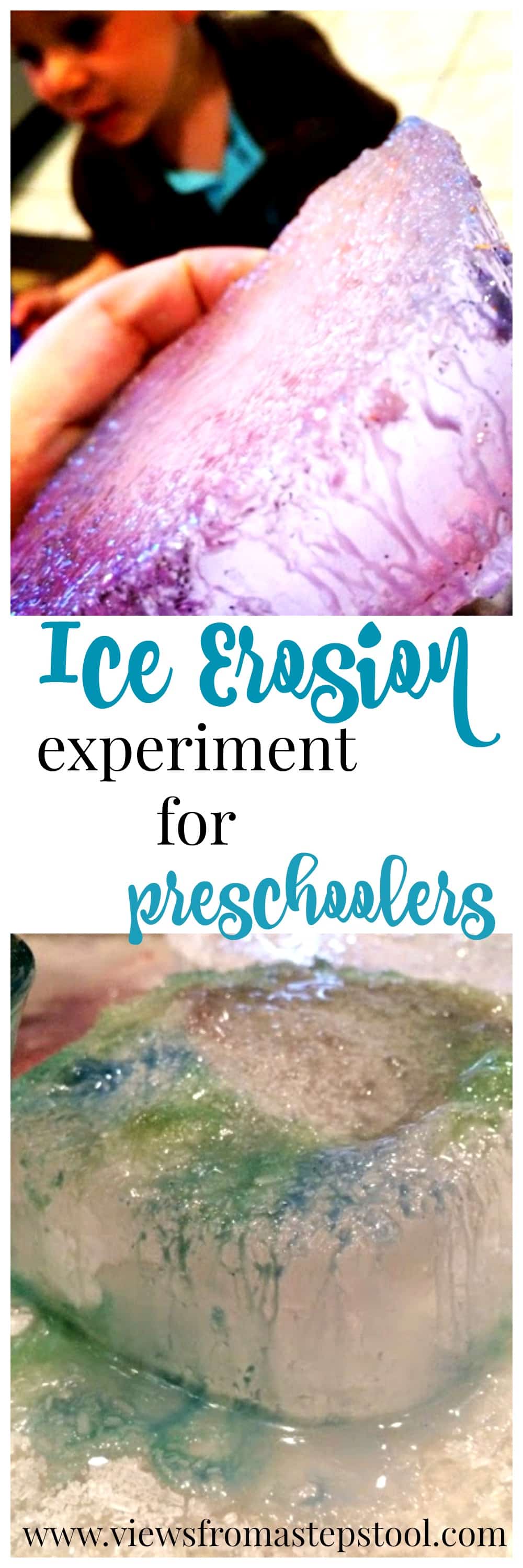 Ice Erosion for Preschoolers Pin