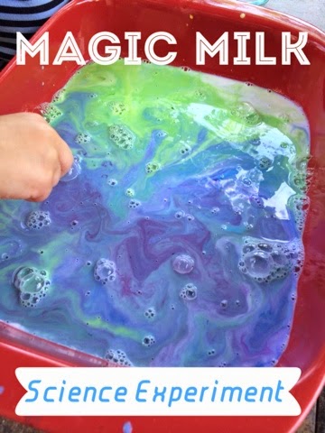 Marbled Milk Paper: Science + Art for Kids