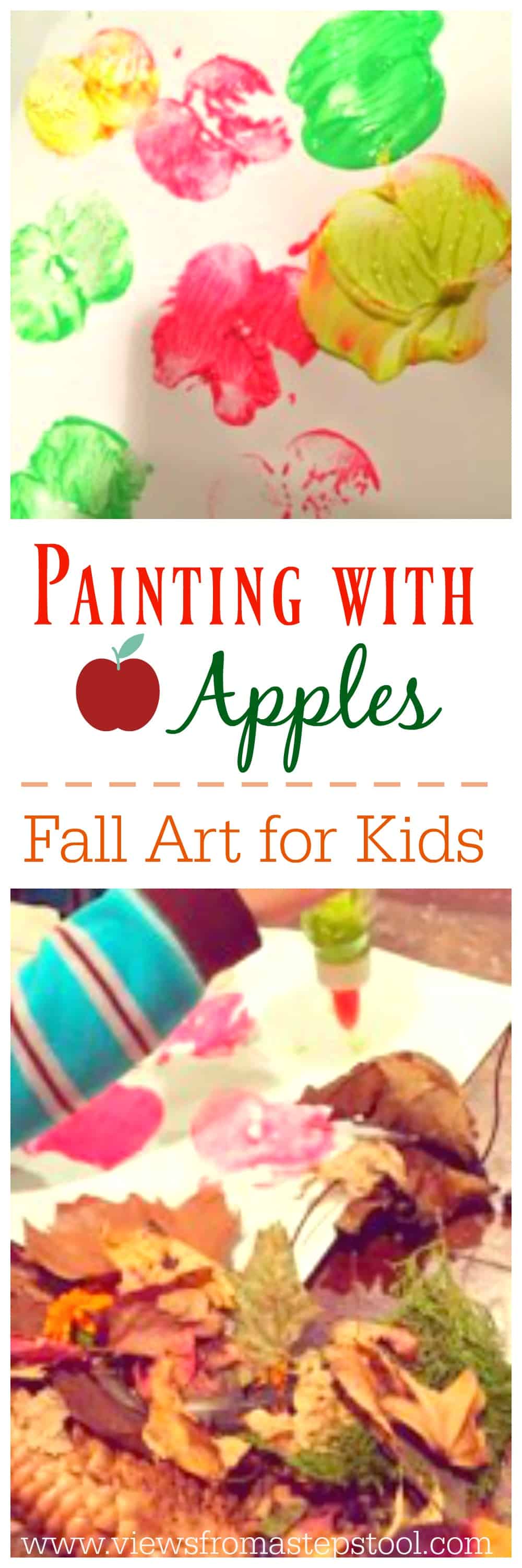 Painting with Apples: A Fun, Fall Art Project