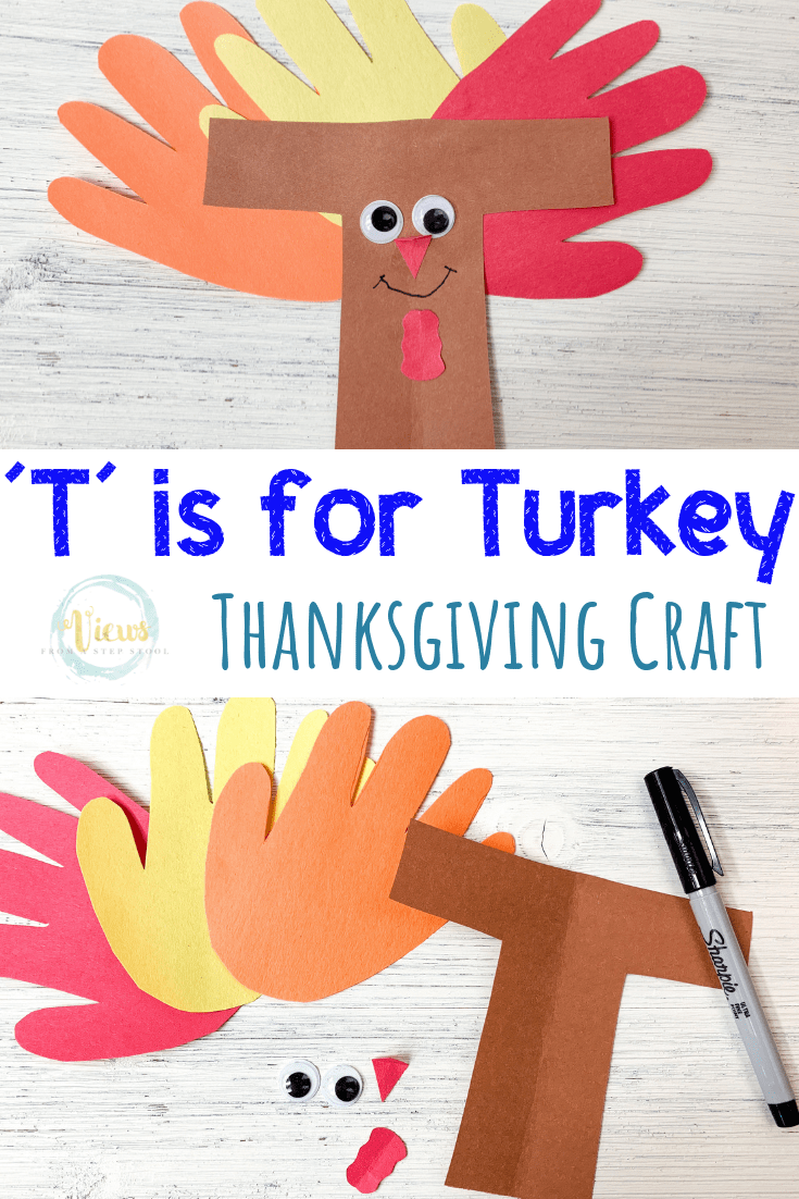 ‘T’ is for Turkey Thanksgiving Craft