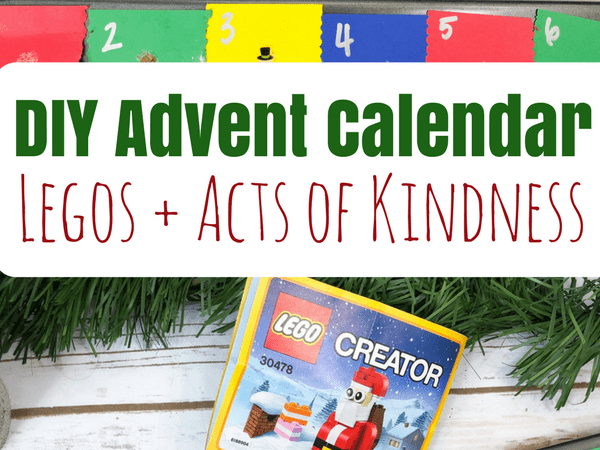DIY Advent Calendar with Free Printable Acts of Kindness