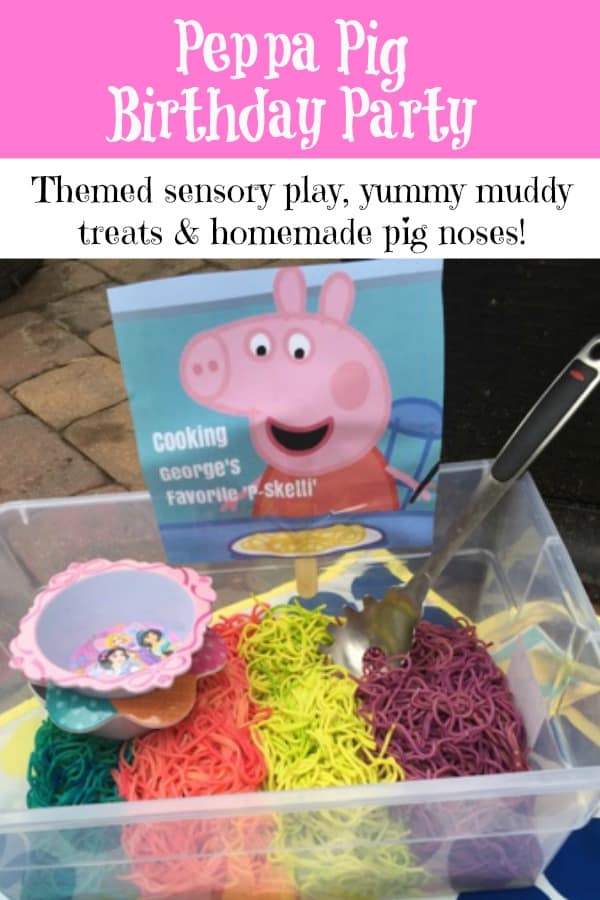 What kid wouldn't love this hands-on Peppa Pig birthday party?? From sensory play to yummy, muddy desserts, your little one will have a birthday to remember