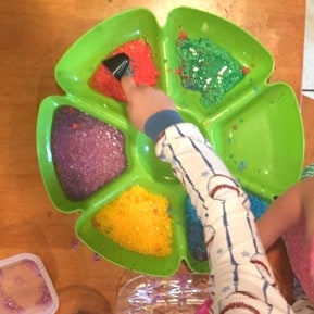 We love water beads in our house so thought we would try a new take on them by making edible water beads this time for a little extra fun! The colors of the beads represent different emotions/feelings. 