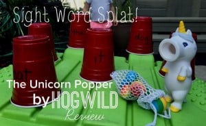Learn sight words in a fun way with the Unicorn Popper by HogWild!