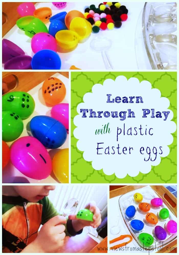 Plastic Easter Egg Counting Game for Preschoolers