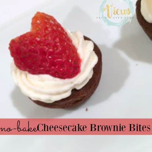These strawberry cheesecake brownie bites are DELICIOUS and will take you less than 10 minutes to whip them up! They make the perfect last-minute party treat!