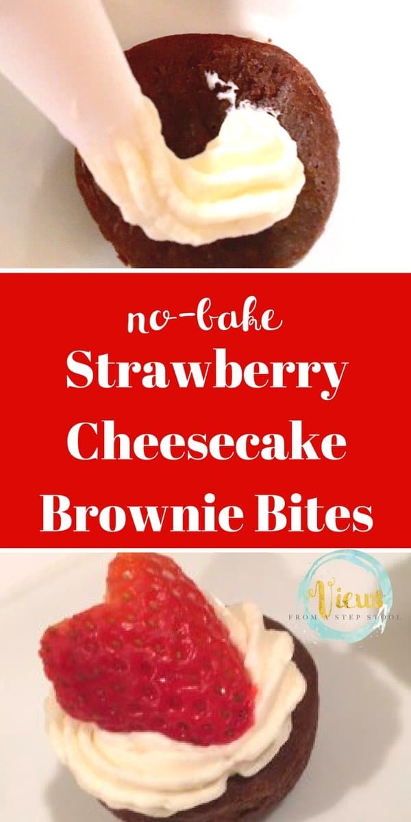These strawberry cheesecake brownie bites are DELICIOUS and will take you less than 10 minutes to whip them up! They make the perfect last-minute party treat!