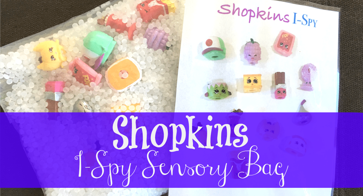 Shopkins I Spy Bag: Sensory & Fine Motor