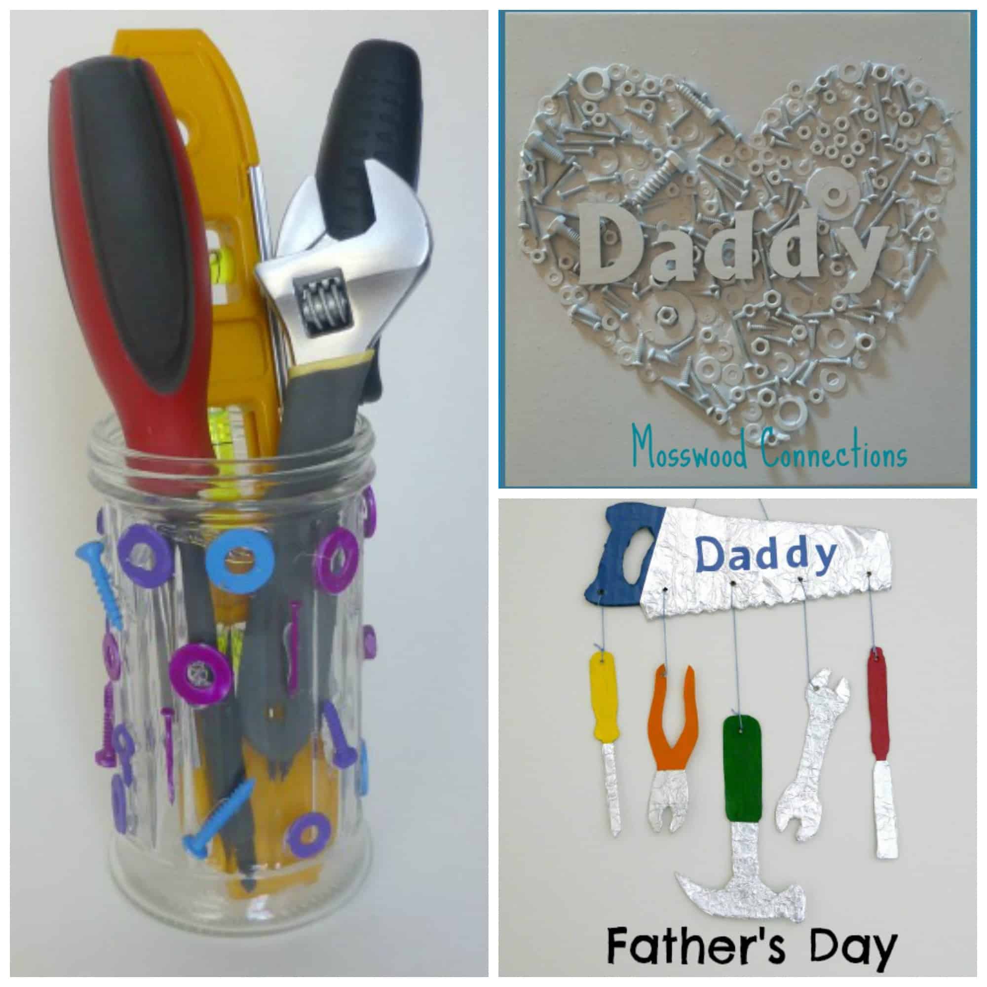 These father's day gifts are perfect for the tool lover! For the dad who has everything, they appreciate a homemade gift from their kids. These can all be kid made and are sure to warm the heart of any dad this father's day!