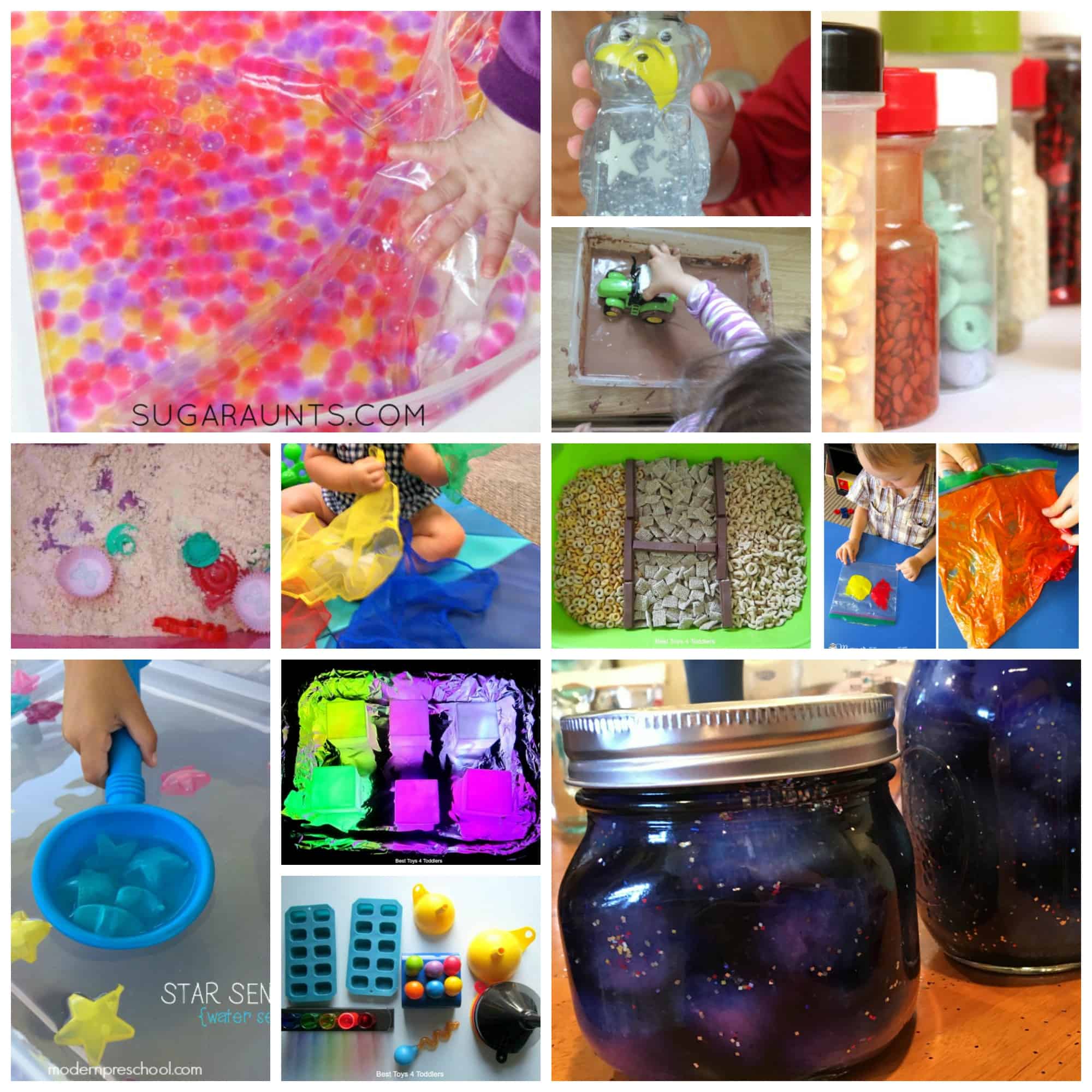 sensory activities a one year old can do too!