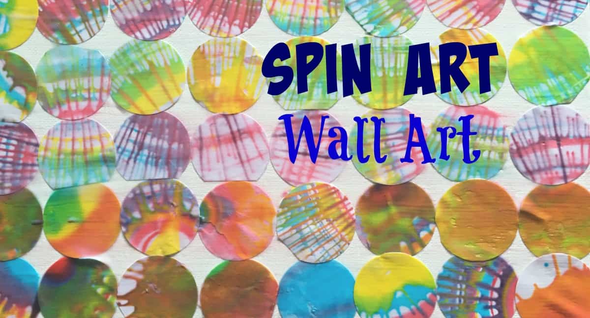 Spin Art Wall Art for Kids