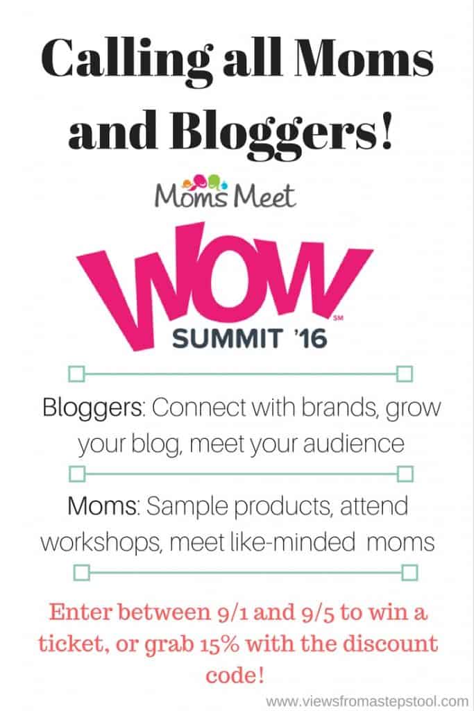Are you a 'green' mom or blogger looking to connect with brands and like-minded individuals? Check out the Green Moms Meet WOW Summit 16'! 