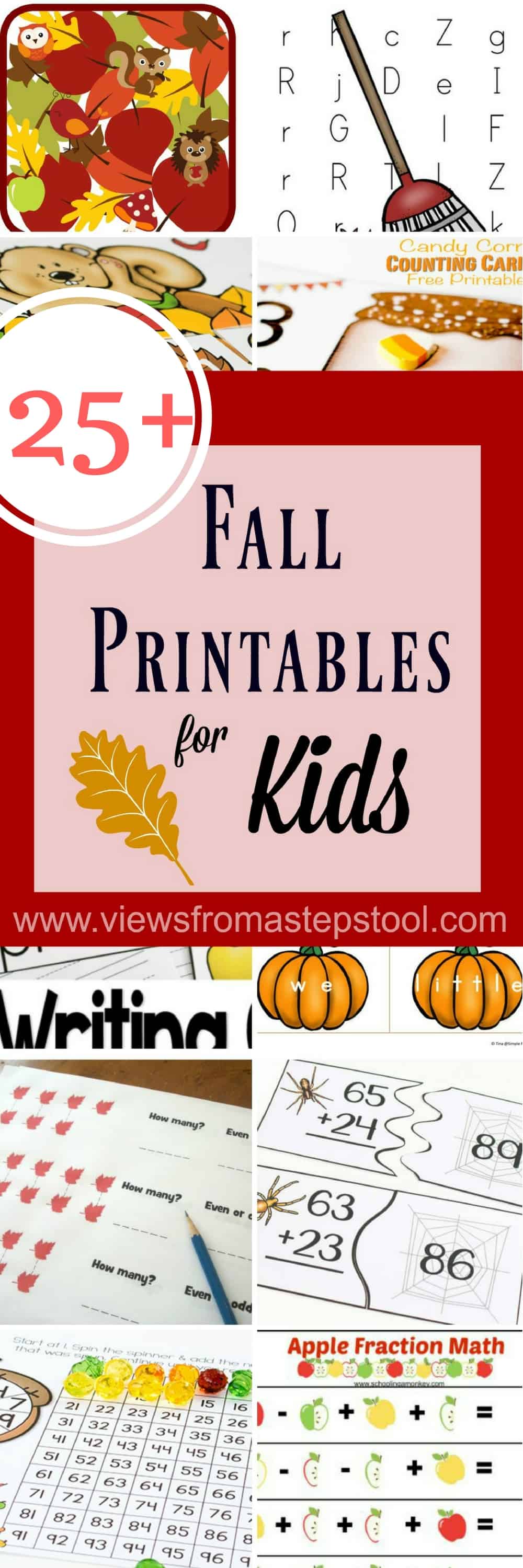 Ultimate List of Fall Printables for Kids