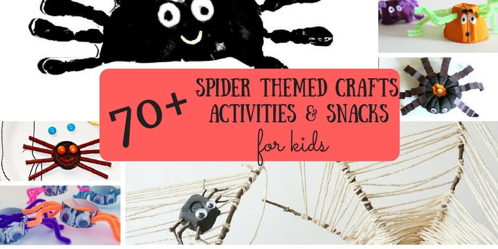 70+ Spider Themed Activities and Crafts for Kids