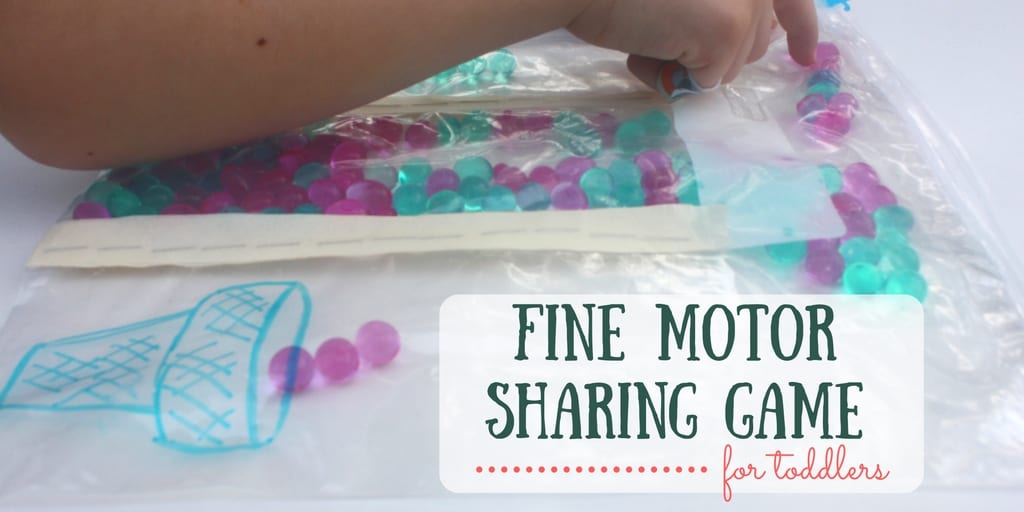 Fine Motor Sharing Game for Toddlers