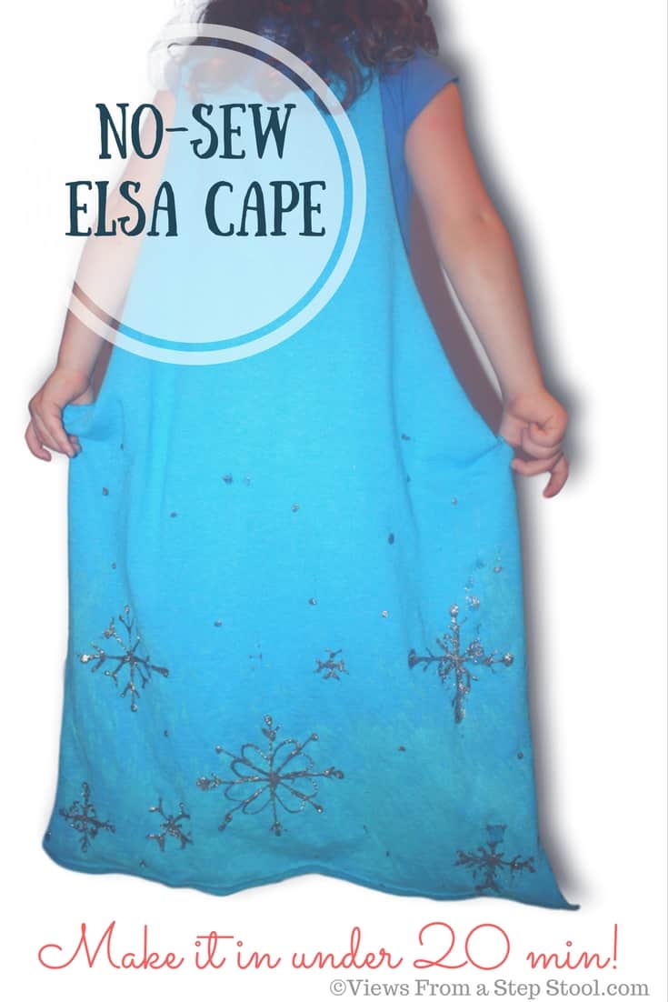 Make two dress-ups out of one t-shirt! This DIY no-sew Elsa cape and a simple doctor shirt are perfect for pretend and imaginative play for kids. 