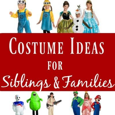 Costume Ideas for Siblings and Families