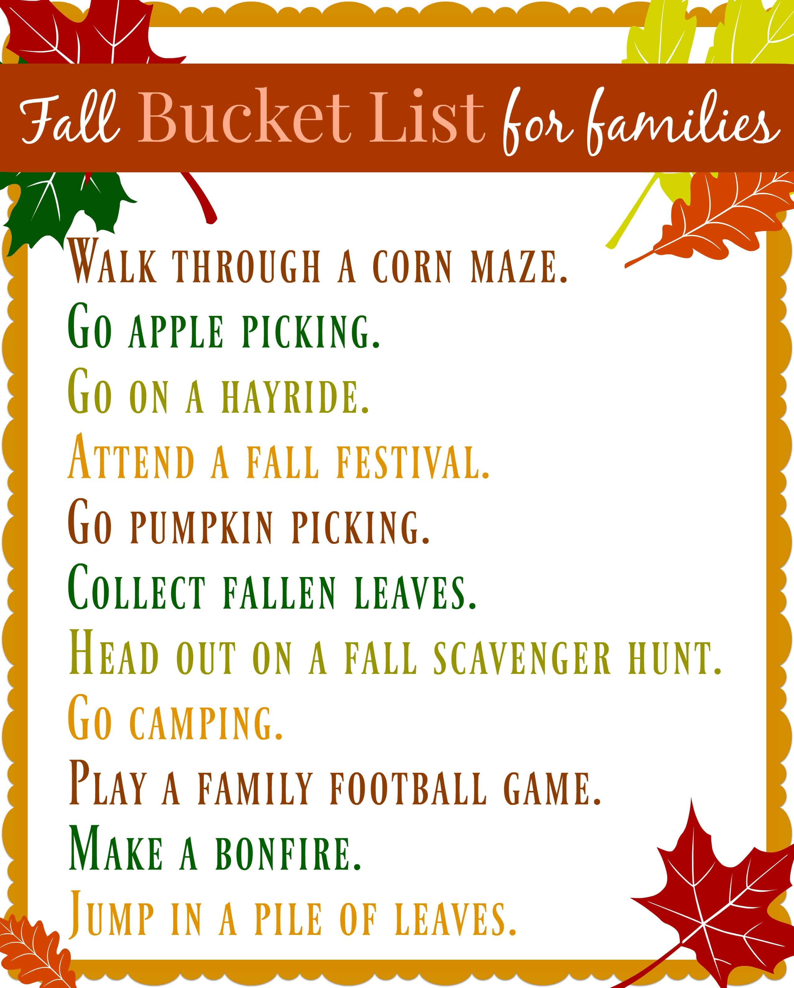 There are so many ways to get out as a family this fall! Check out this ultimate list of fun family activities that you MUST do this fall! 