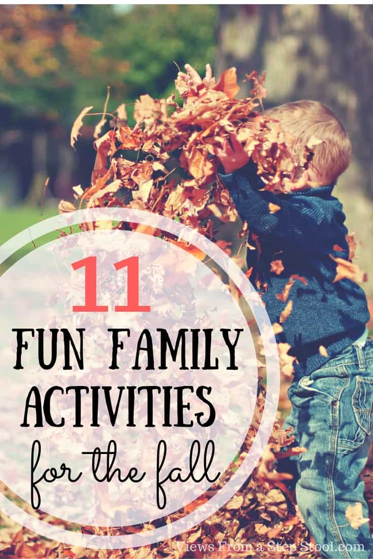 There are so many ways to get out as a family this fall! Check out this ultimate list of fun family activities that you MUST do this fall! 