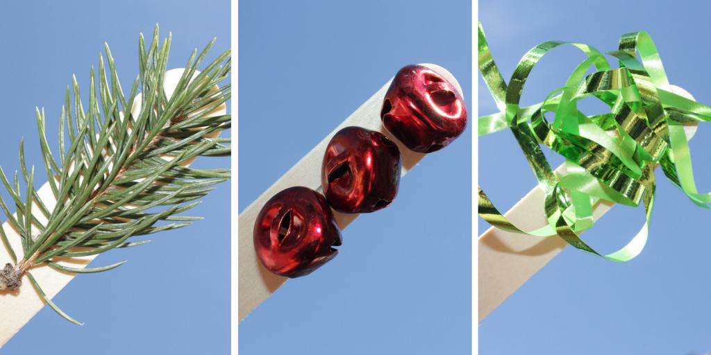 These Christmas sensory sticks allow for exploration through the senses of smell, touch, hearing and sight, and, they are incredibly simple to put together! They make for a really simple homemade toy to celebrate the holidays! 