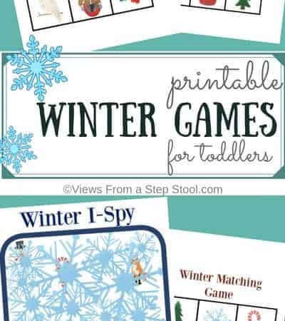Printable Winter Games for Toddlers