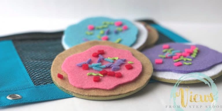 Felt Cookie Busy Bag With If You Give A Mouse A Cookie