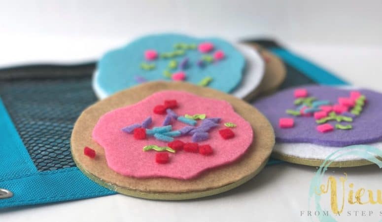 Felt Cookie Busy Bag for If You Give a Mouse a Cookie