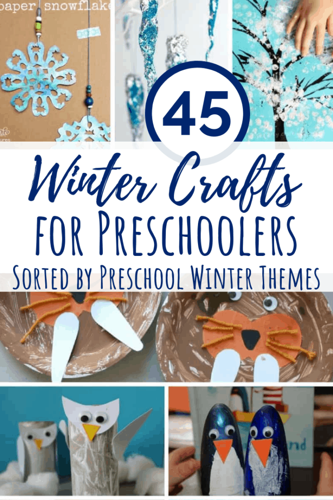 45 Winter Crafts For Preschoolers With Common Preschool Themes