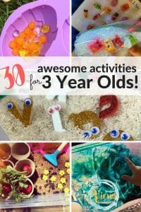 30 activities for 3 year olds