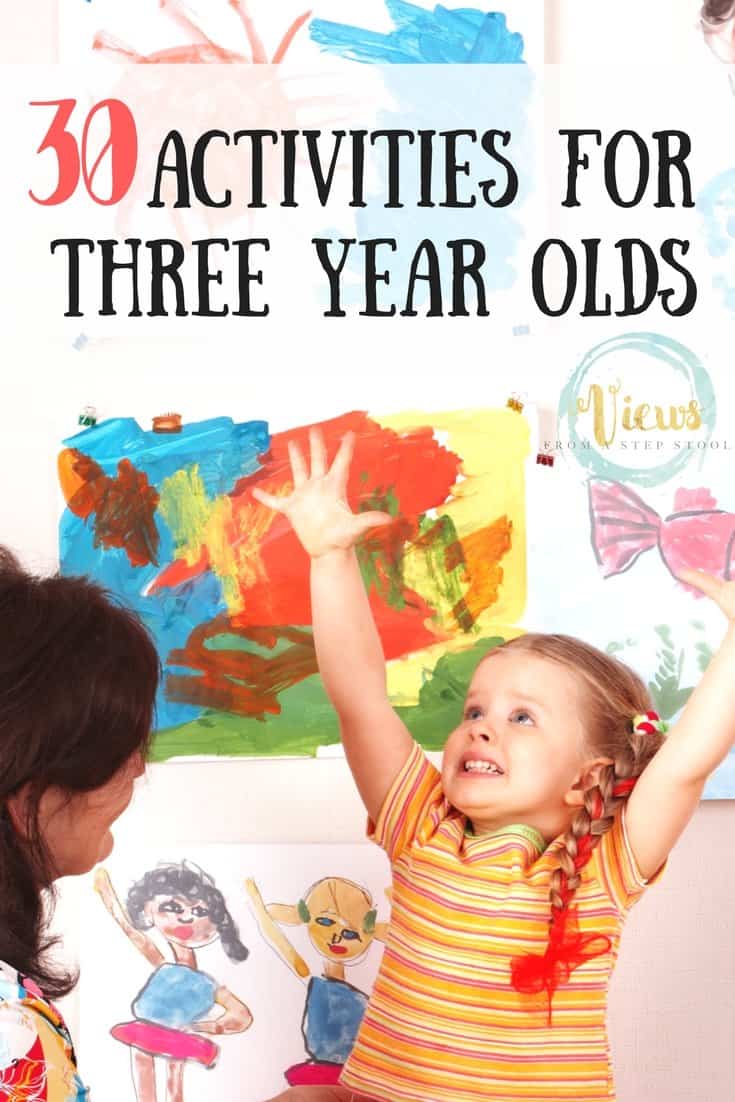 From science and sensory play to arts & crafts, these are some really awesome activities for 3 year olds as they develop motor skills and learn rapidly!
