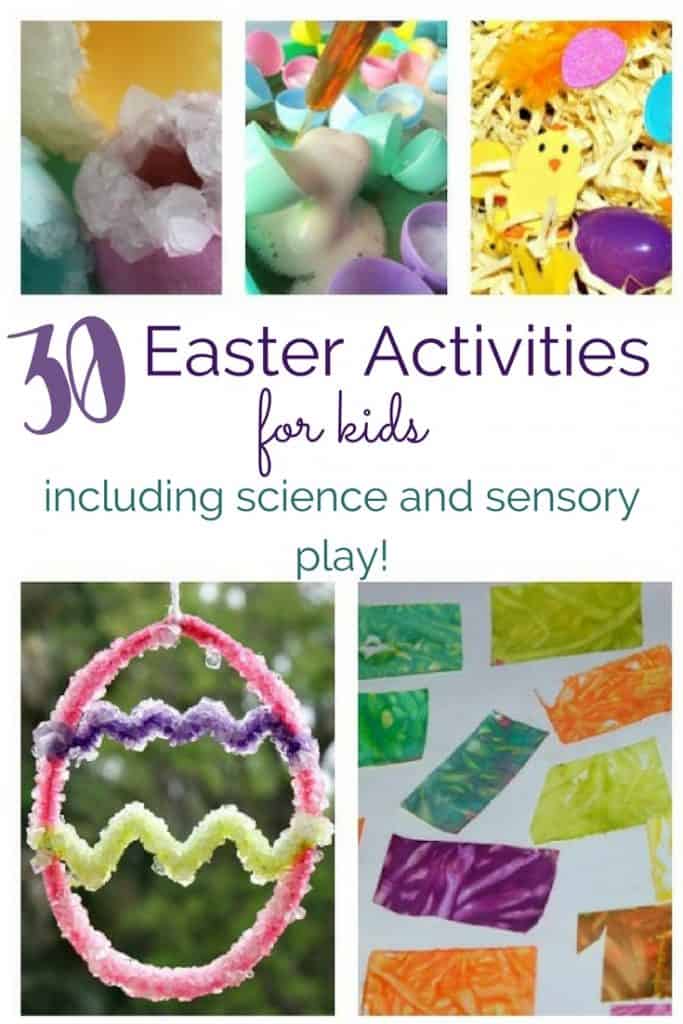 These Easter activities for kids are fantastic for preparing for the upcoming holiday, as well as for keeping kids busy during Spring break!