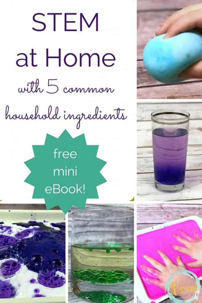 Doing simple science projects at home can keep kids busy and learning. With just 5 simple household ingredients, you can complete 15 really fun and awesome science projects! 
