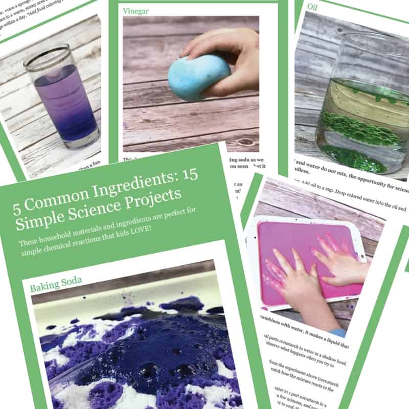 Doing simple science projects at home can keep kids busy and learning. With just 5 simple household ingredients, you can complete 15 really fun and awesome science projects! 