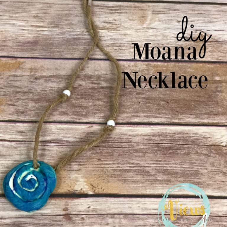 DIY Moana Necklace for Kids Views From a Step Stool