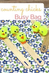 counting chicks busy bag 