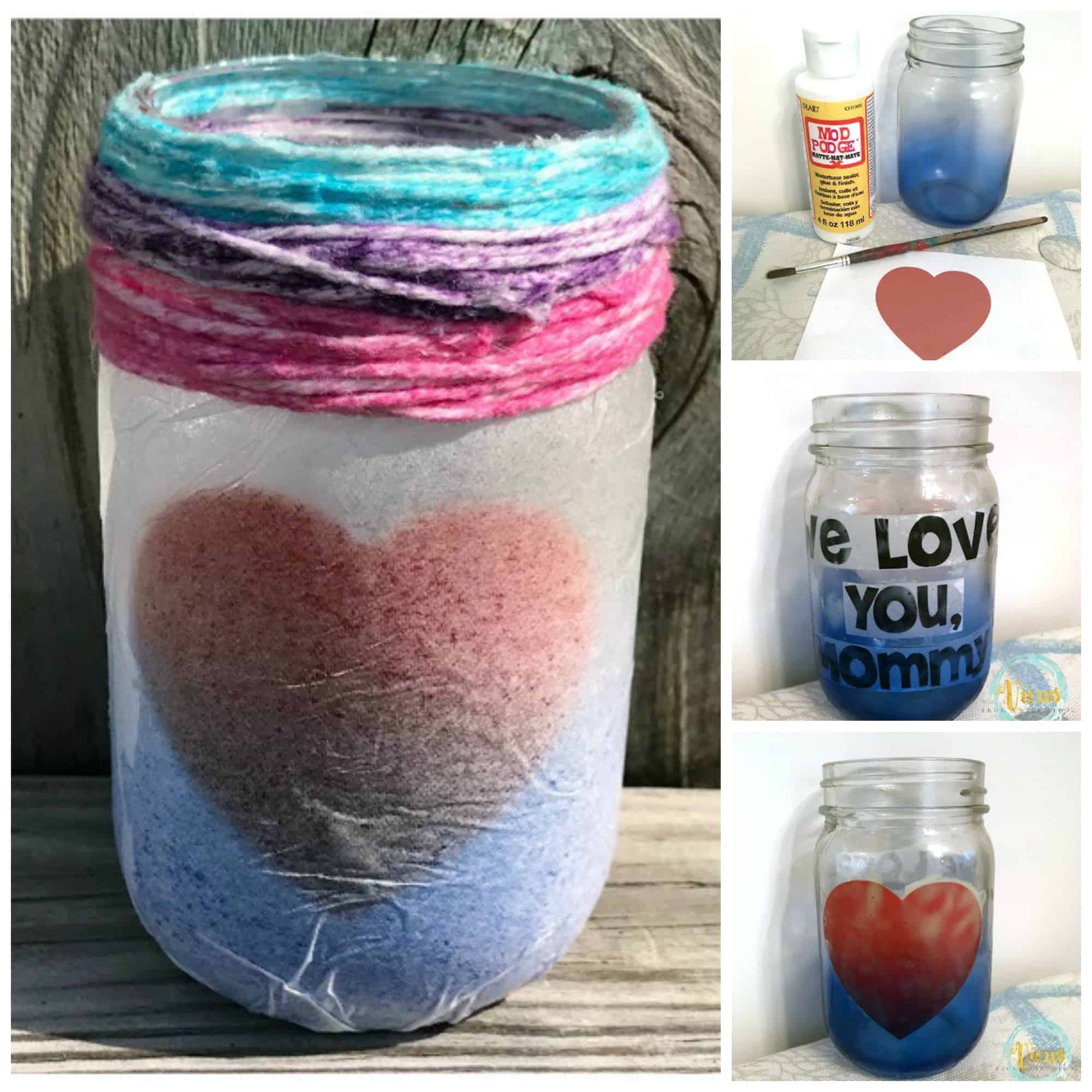 This DIY lantern makes the perfect gift for Mother's Day or a birthday! Kids will love to make them, and moms will love to use them. 