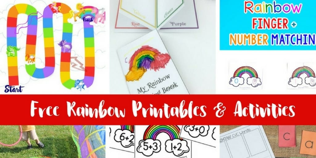 Learn Colors with Rainbows! 10+ Activities and Printables