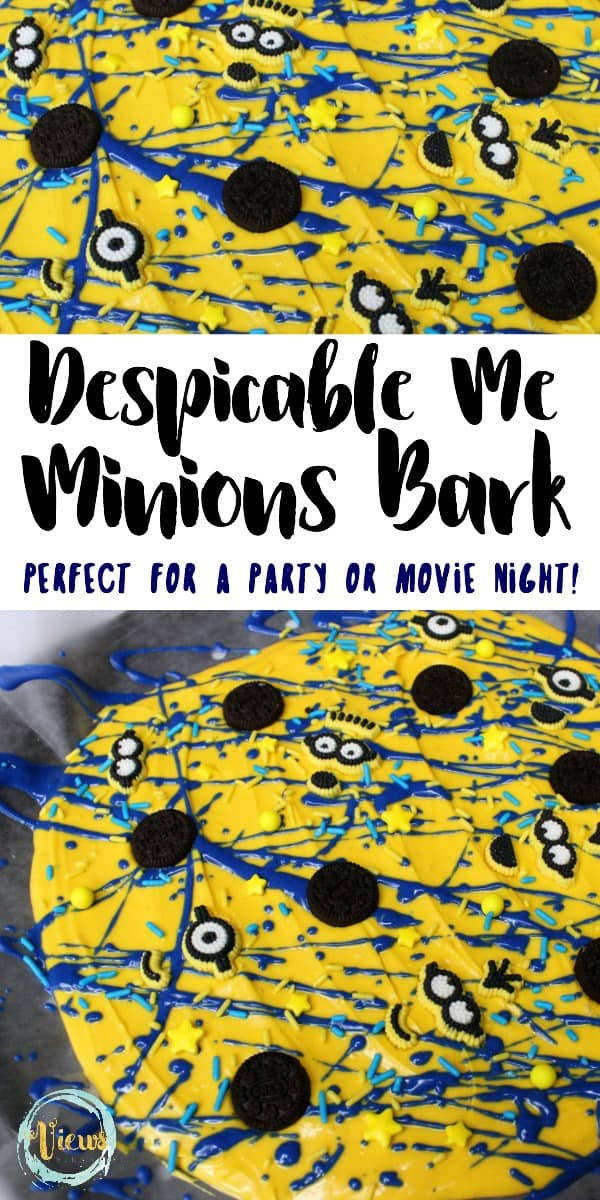 This Minions dessert is perfect to eat while watching any of the Despicable Me or Minions movies or for a party, and is so fun for the kids to make!