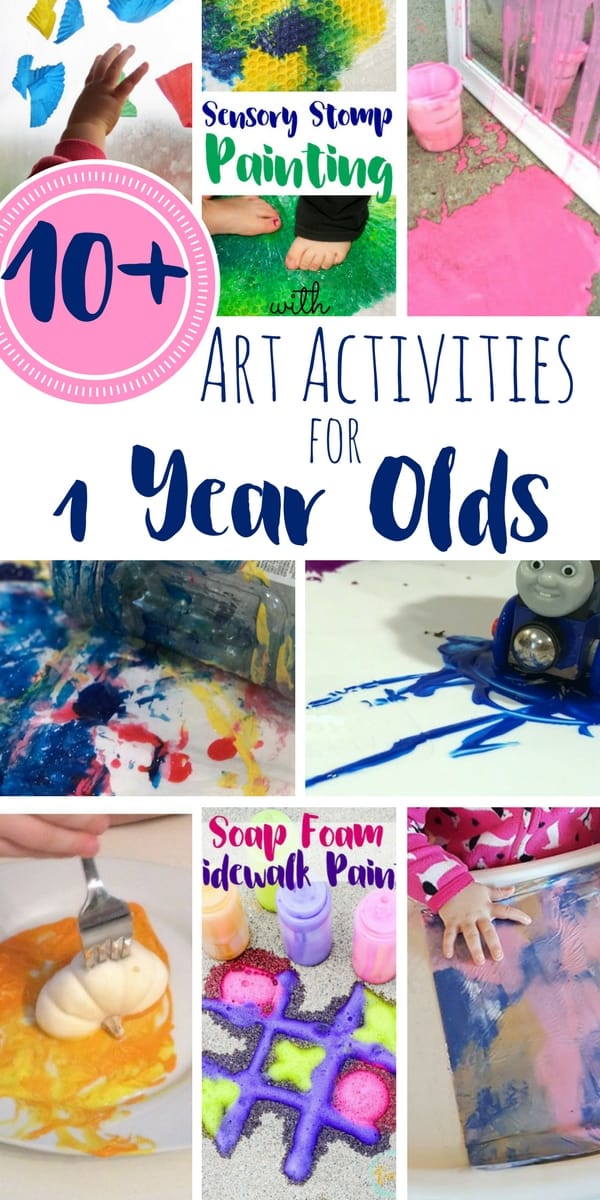 These art activities for 1 year old are safe for toddlers, and encourage them to engage with materials around them to practice so many wonderful skills.