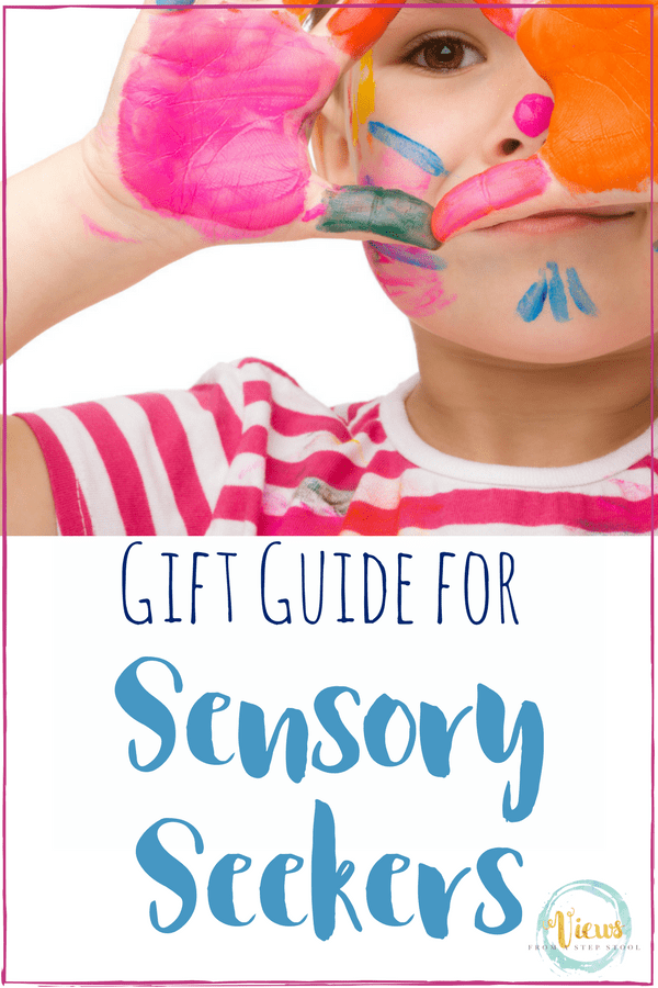 Sensory seekers are kids looking for sensory input in a number of forms. These products will give them what they are searching for, and make great gifts!