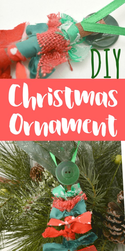 Making a DIY Christmas ornament is such a fun way to celebrate the holidays with kids. The addition of the cinnamon stick makes them smell great! #DIYChristmas #kidsactivities