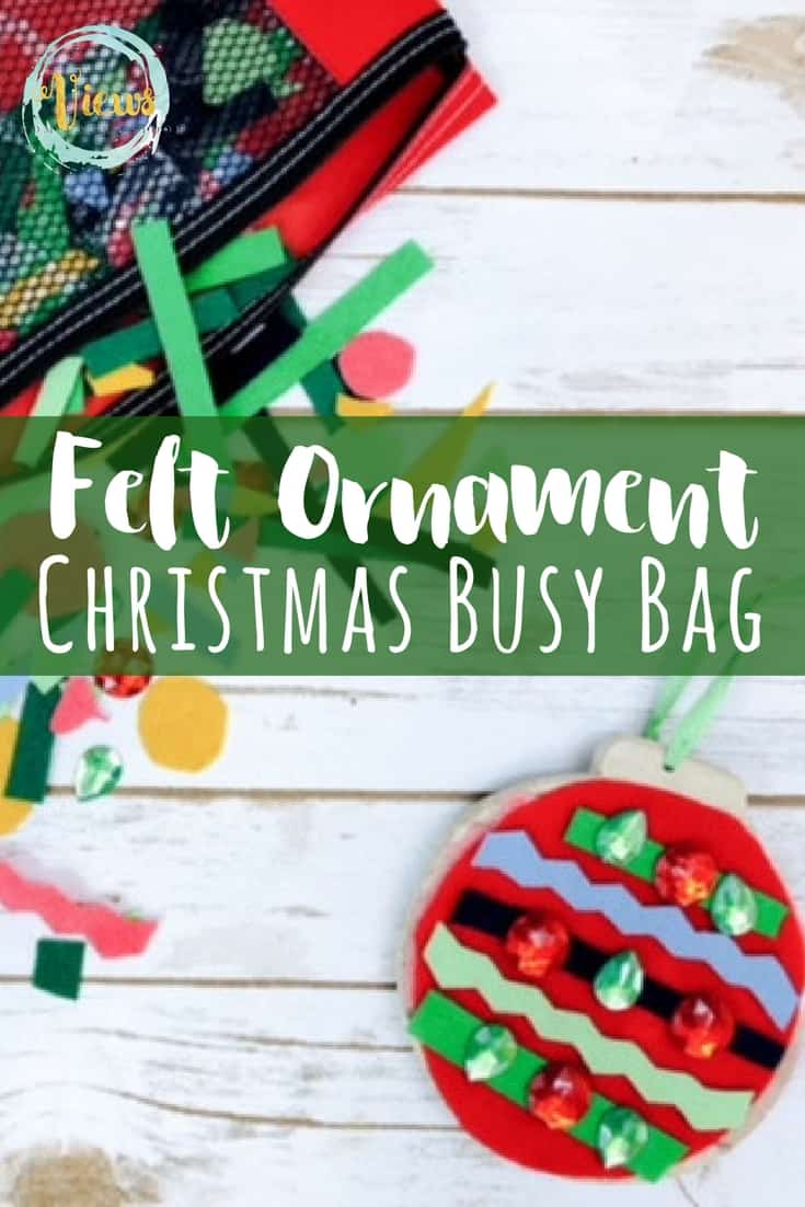 Felt Ornament Christmas Busy Bag