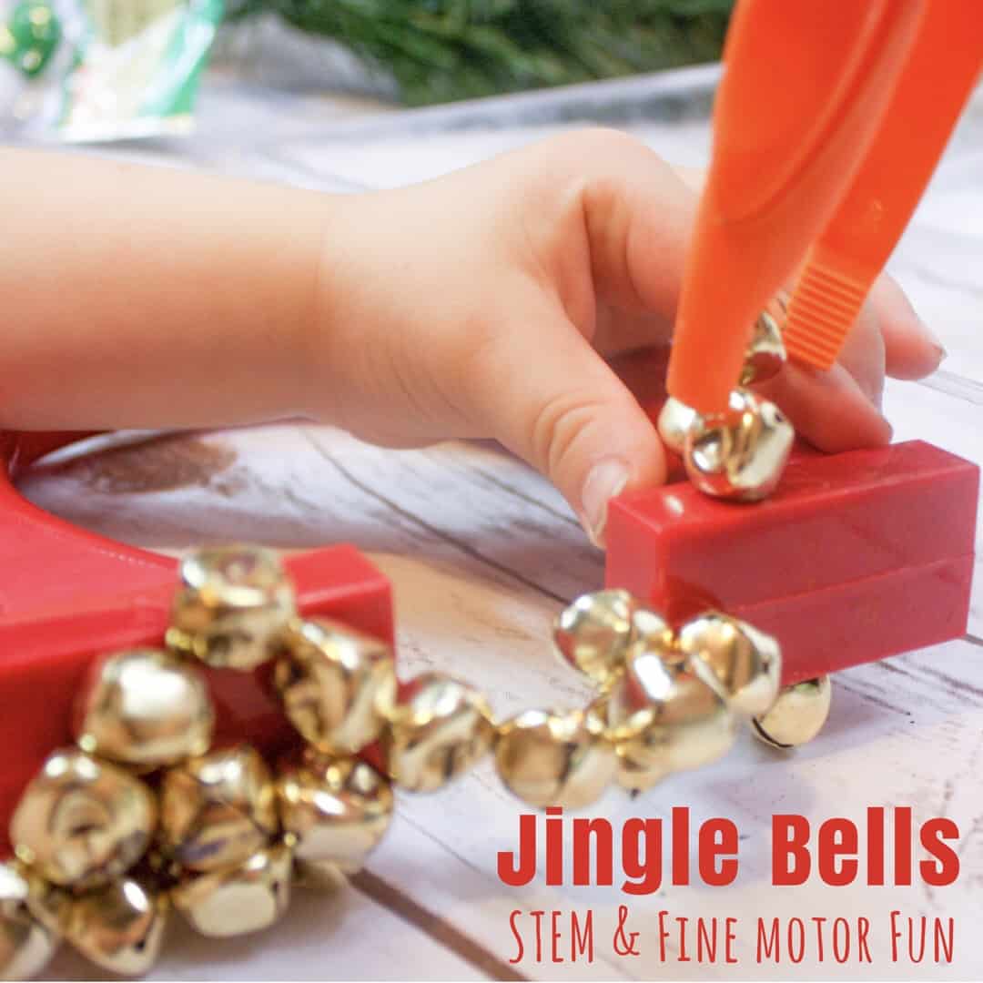  This jingle bells activity incorporates STEM learning and some fine motor practice through fun! Additionally, it provides kids with a nice sensory experience as well. 