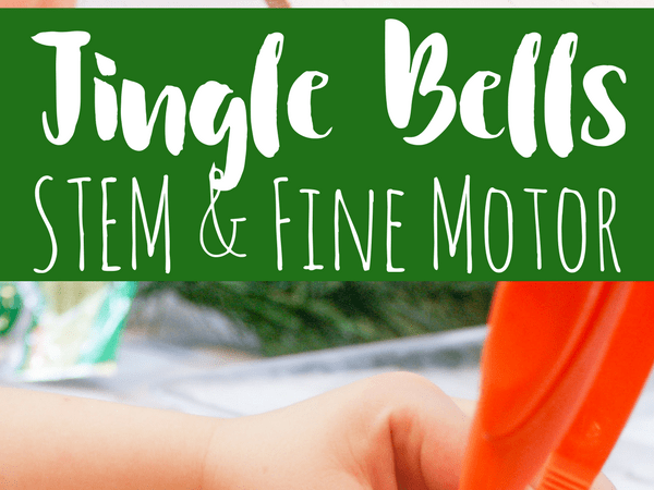 Jingle Bells Activity for Kids: STEM and Fine Motor Fun