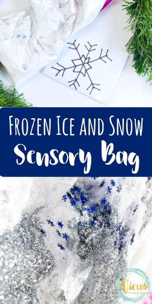 This Winter sensory bag combines temperature and texture for a nice surprise for even the littlest hands. Such a fun way to learn about Winter!