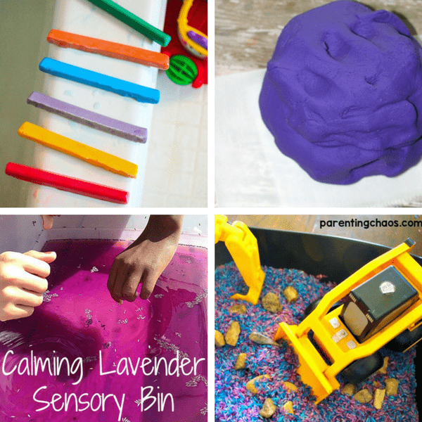 Activities that are scented with essential oils for kids. Perfect for play or sensory integration. Add scent and an extra sensory component for play!