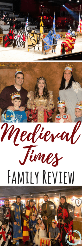 A Medieval Times review from a family of five as they meet the first queen of the castle. Swords, knights, food, family fun and more! Plus, ticket giveaway.