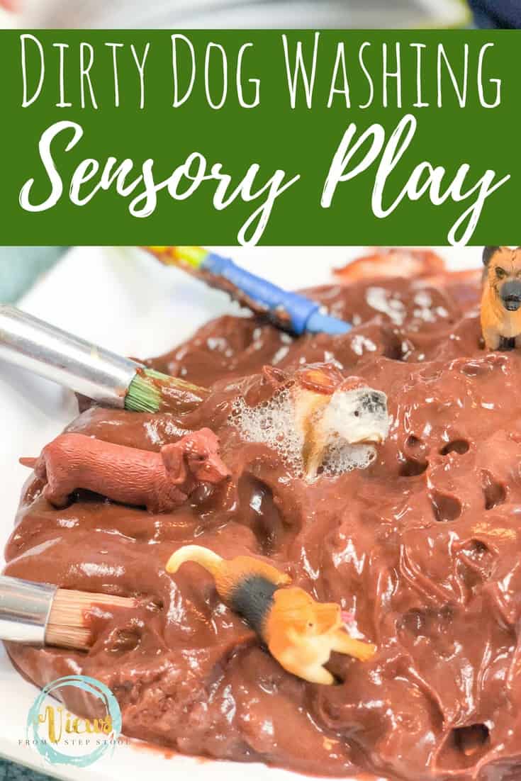 Edible sensory play perfect for babies and toddlers, as well as for older children. The perfect extension activity to the book, Harry the Dirty Dog.